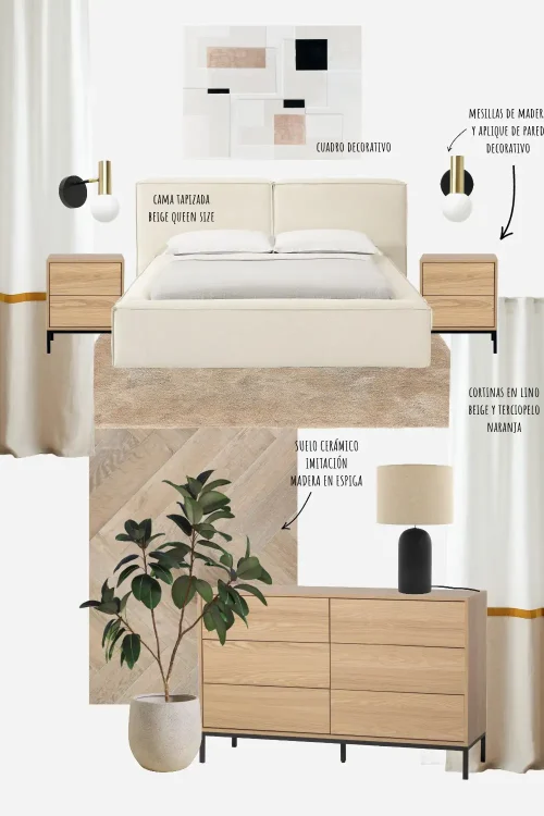 moodboard dormitorio principal